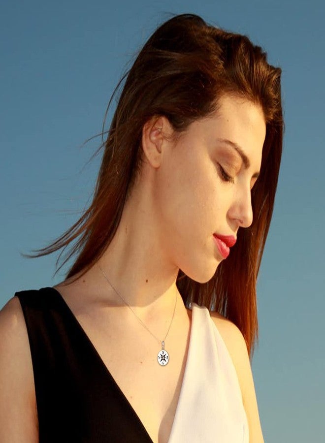 EPIRORA 2024 Graduation Gifts for Her, Sterling Silver Compass Necklace for Women, High School College Class of 2024 Graduation Inspirational Jewelry Gifts - Image 4